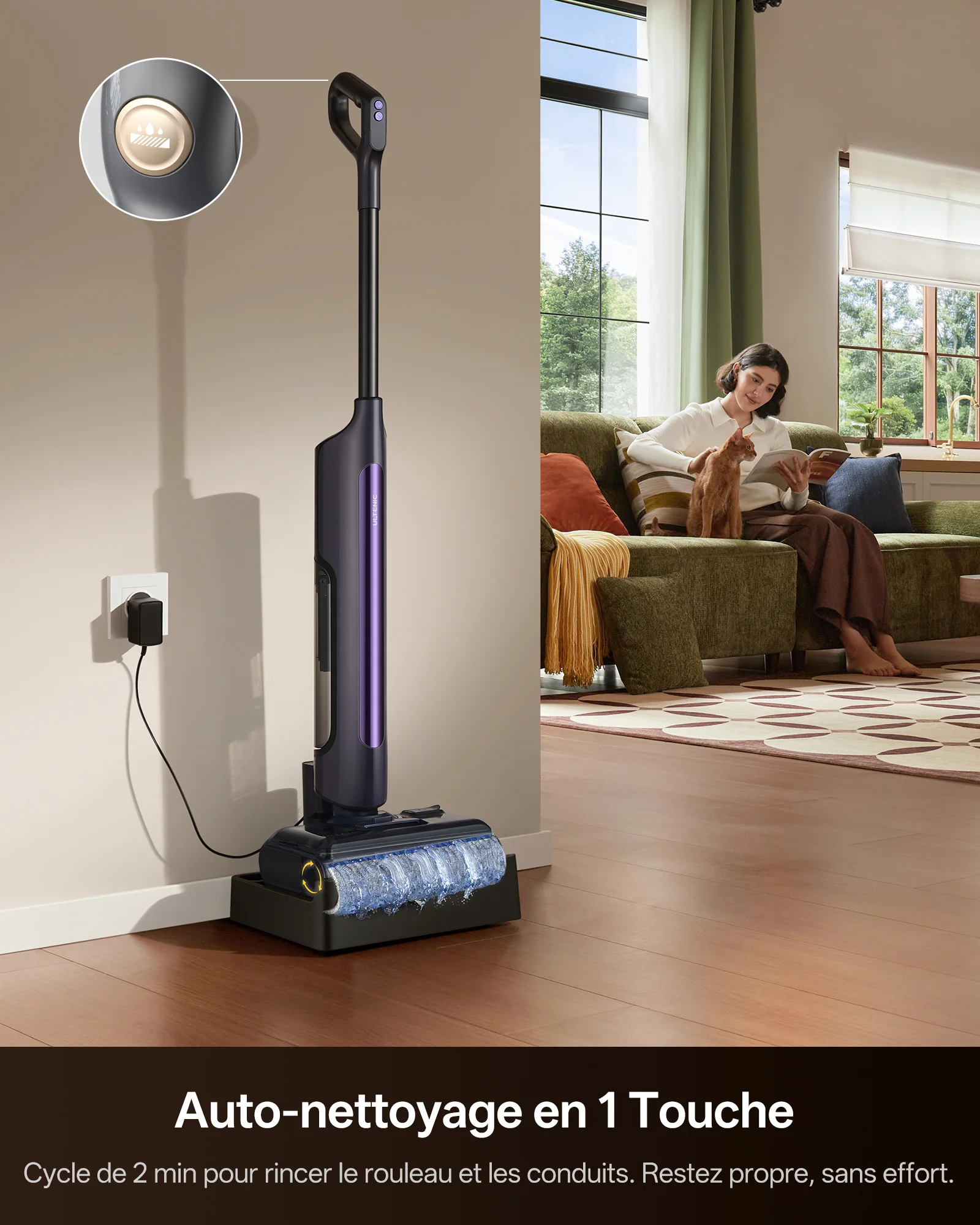 Ultenic AC1 TriFlex Aspirateur Laveur Sans Fil - Image 8