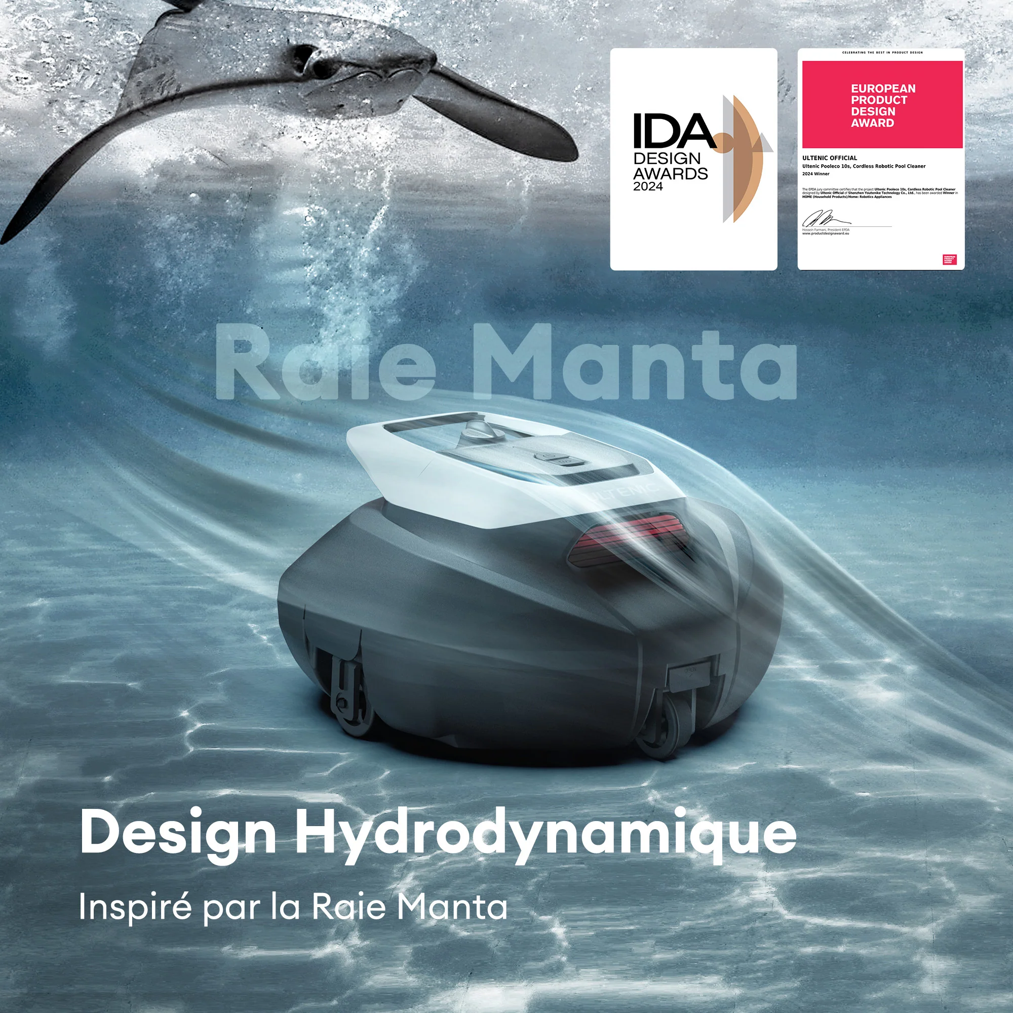 Ultenic Pooleco 10 Series Nettoyeur de Robot Piscine Sans Fil - Image 5