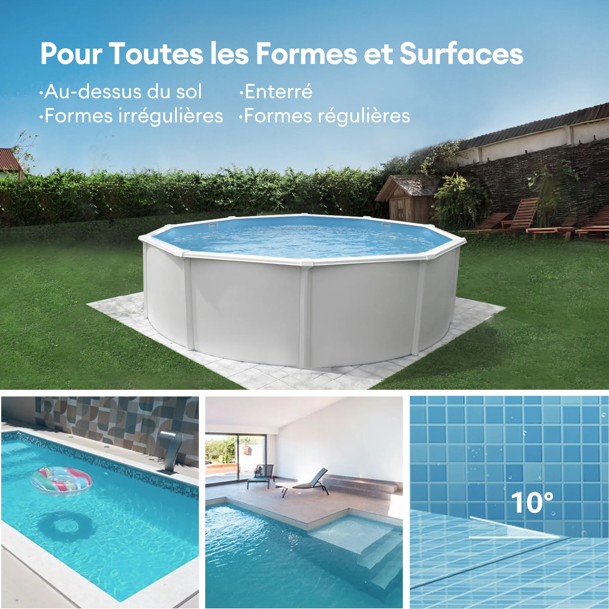 Ultenic Pooleco 10 Series Nettoyeur de Robot Piscine Sans Fil - Image 8