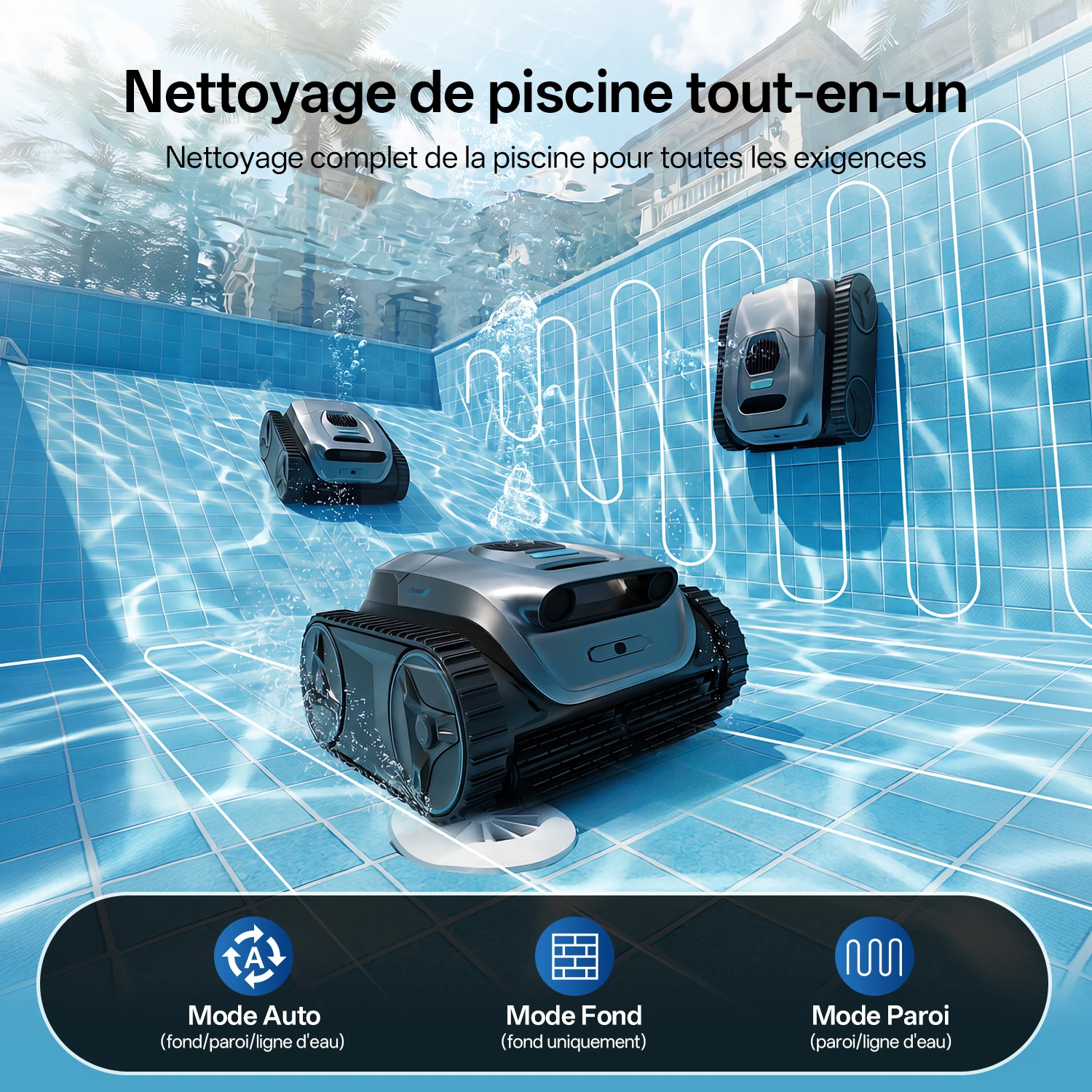 Ultenic Pooleco 30 Robot de Piscine Sans Fil - Image 3