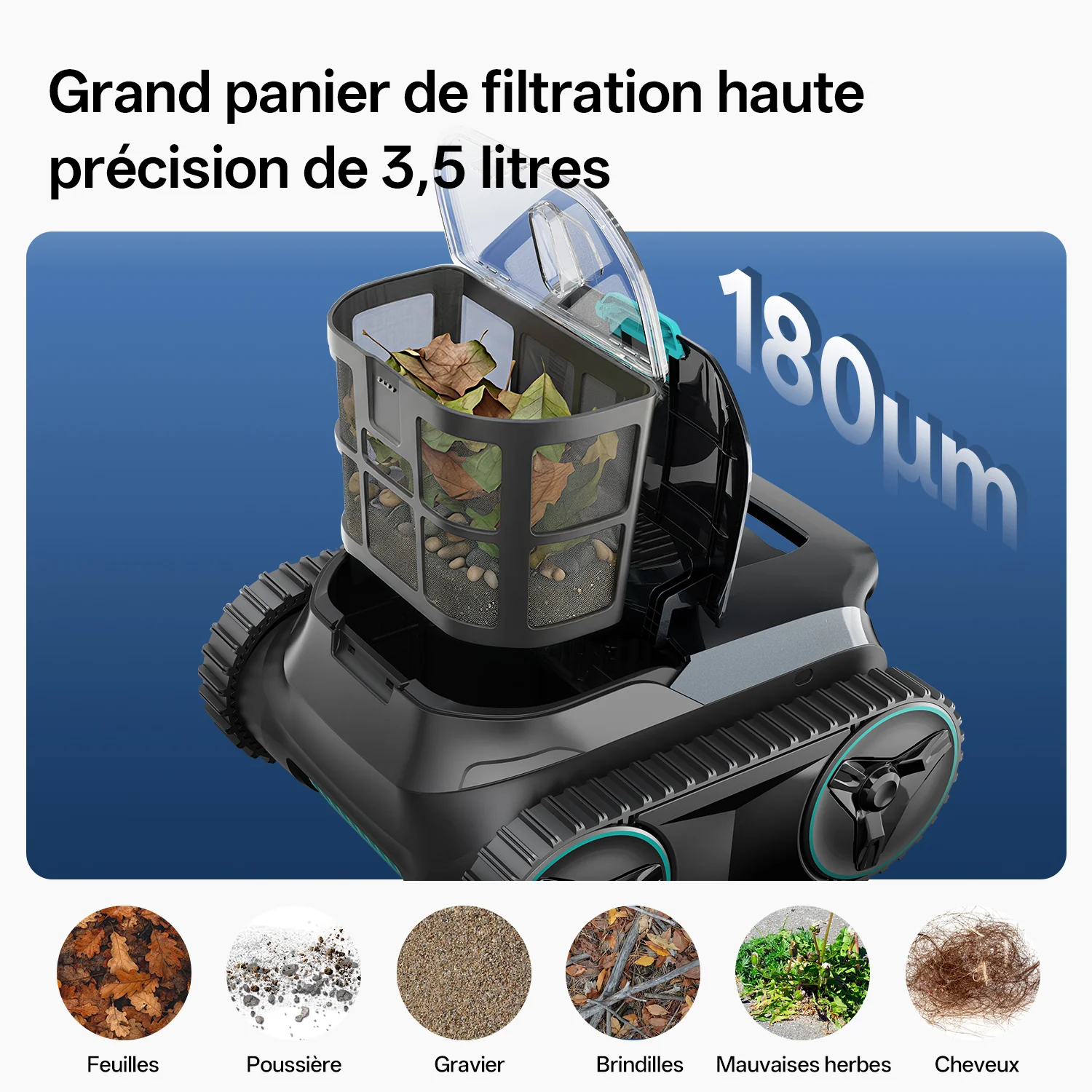 Ultenic Pooleco 30 Robot de Piscine Sans Fil - Image 5