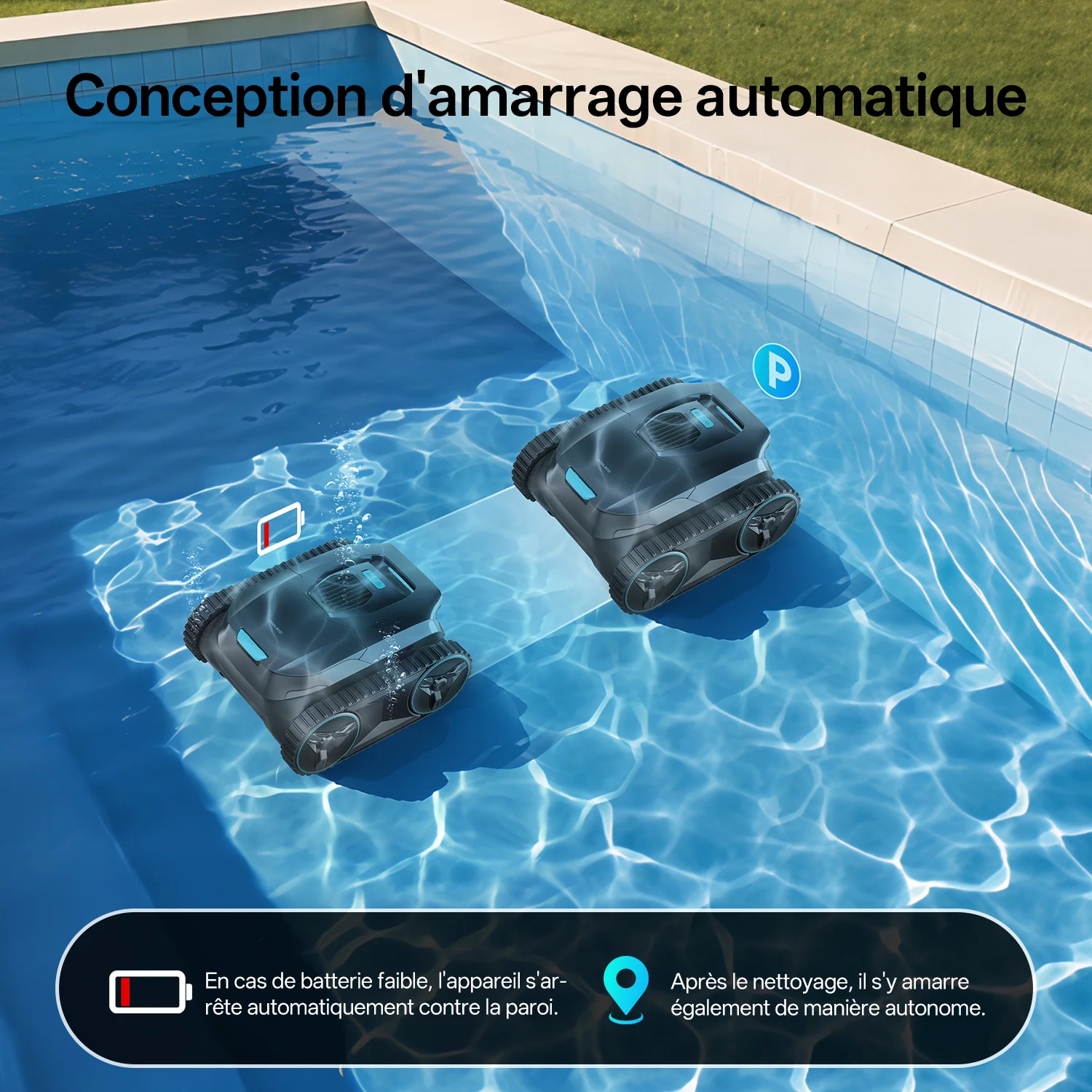 Ultenic Pooleco 30 Robot de Piscine Sans Fil - Image 6