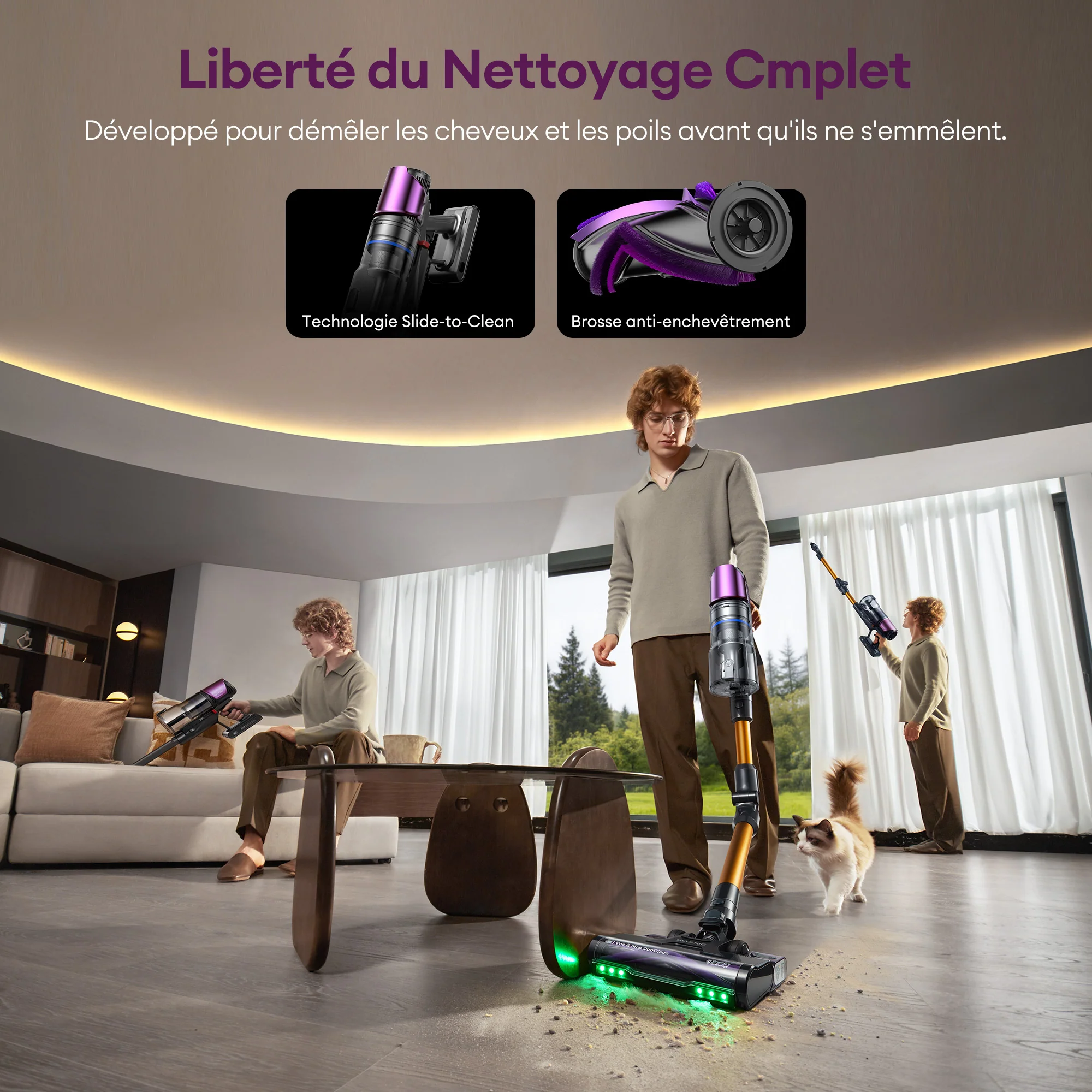 Ultenic U20 Mopper Aspirateur Balai Sans Fil - Image 3